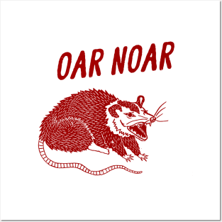Australian Opossum Oh No, Oar Noar, Possum T Shirt, Weird Opossum T Shirt, Meme T Shirt, Trash Panda T Shirt, Unisex Posters and Art